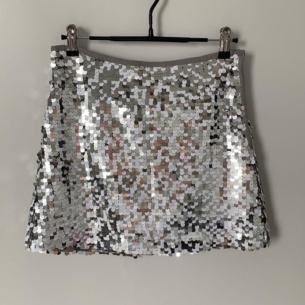 Zara sequin mini skirt